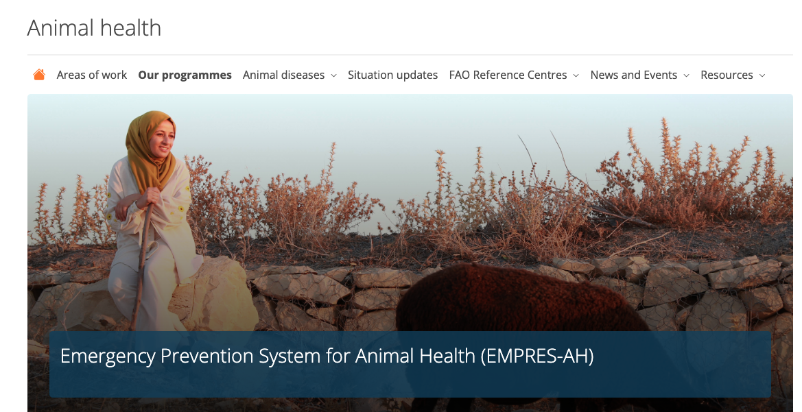 Emergency Prevention System for Animal Health (EMPRES-AH)