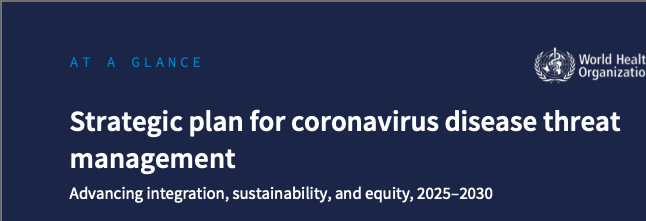 Strategic and operational plan for coronavirus disease threat management: at a glance