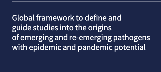 WHO global framework to define and guide studies into the origins of emerging and re-emerging pathogens with epidemic and pandemic potential